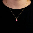 Conjunto Dourado Pedra Rosa Orgânica
