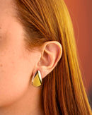 Brinco Dourado Gota Lágrima Lisa