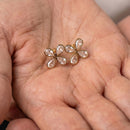 Kit Significado Colar e Brinco Flor Gota Cristal