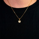 Kit Dourado Borboleta Branca com Detalhe Pontilhado